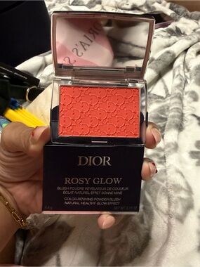 Dior Rosy Glow Powder Blush — Bright Coral